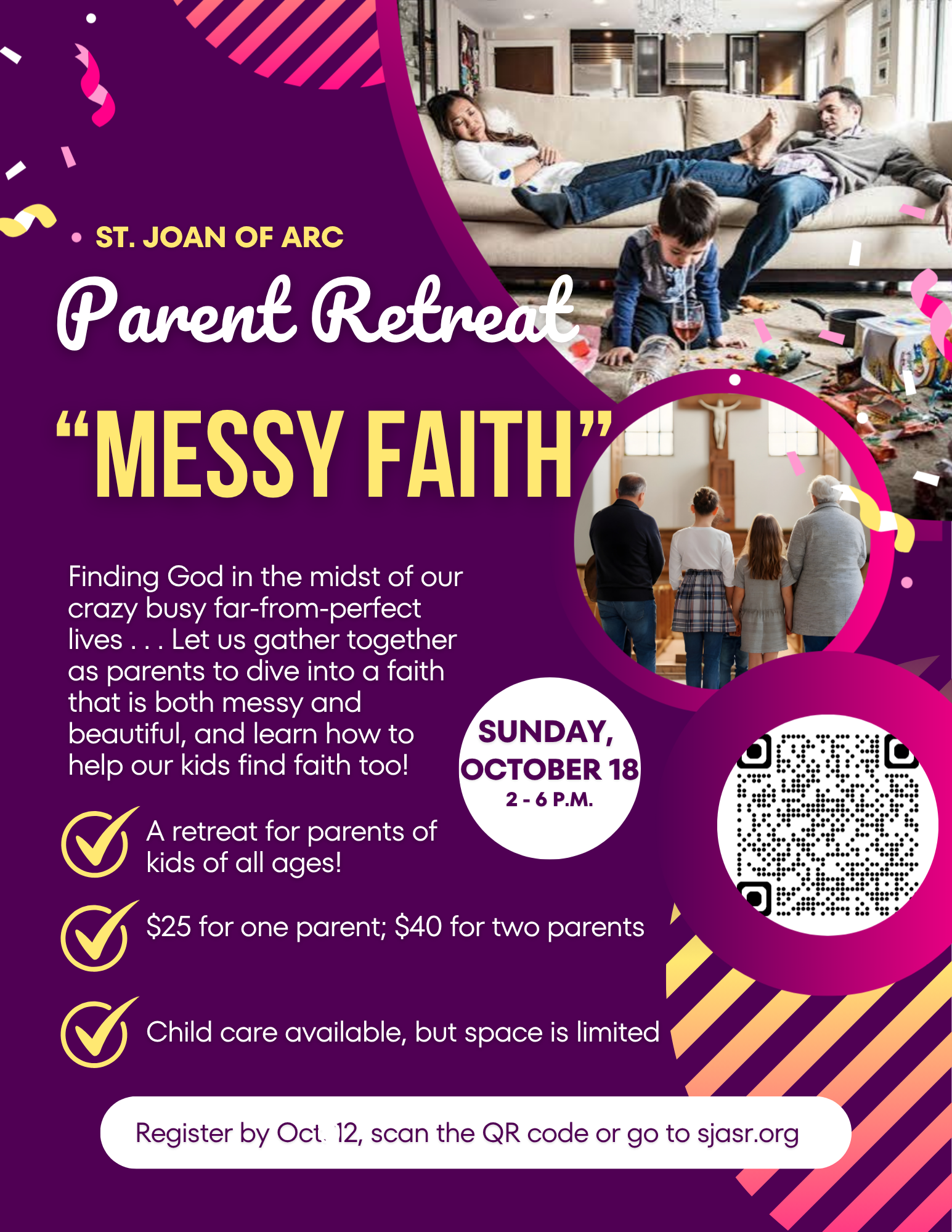 Parent Retreat Flyer October 2026