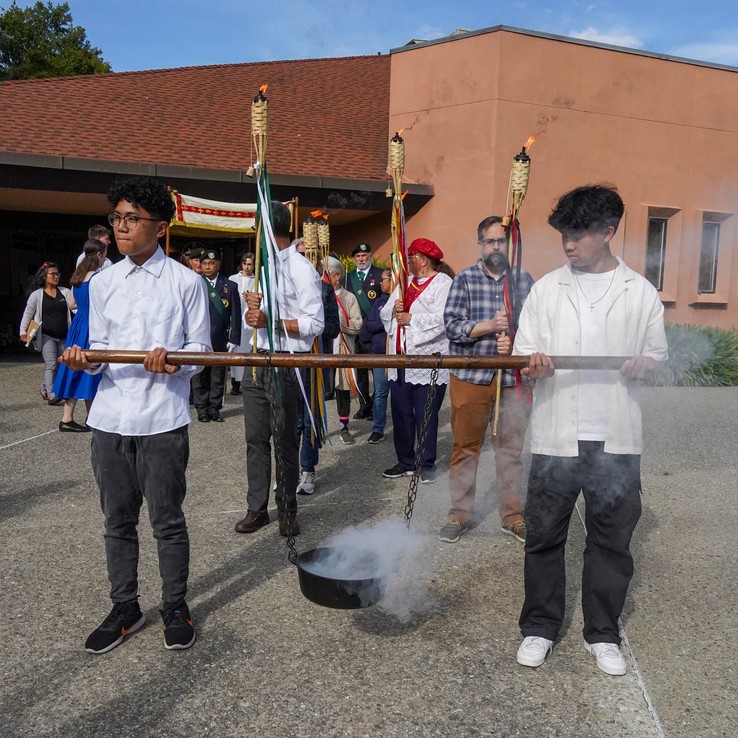 Incense Bowl In Corpus Christi Procession
