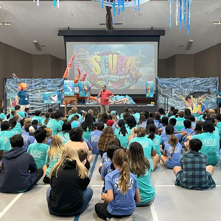 Vbs Gathering With Father