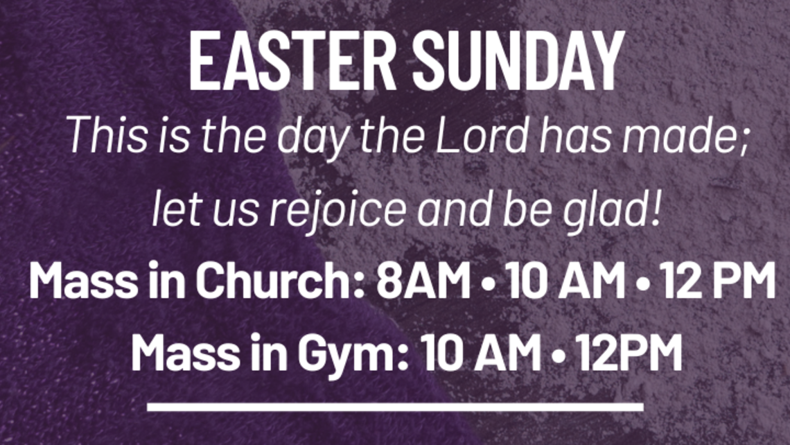 Holy Week Schedule 20261