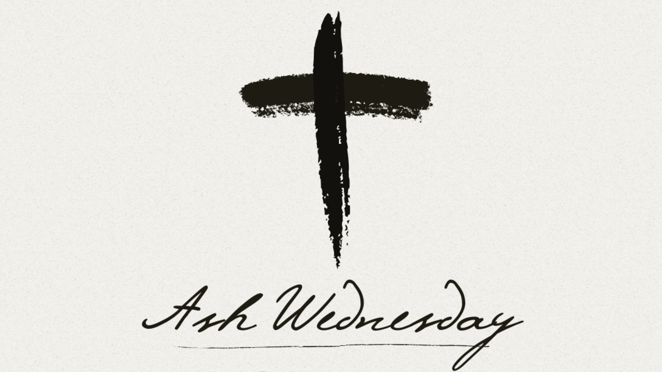 Black Cream Calligraphy Christian Ash Wednesday Instagram Post