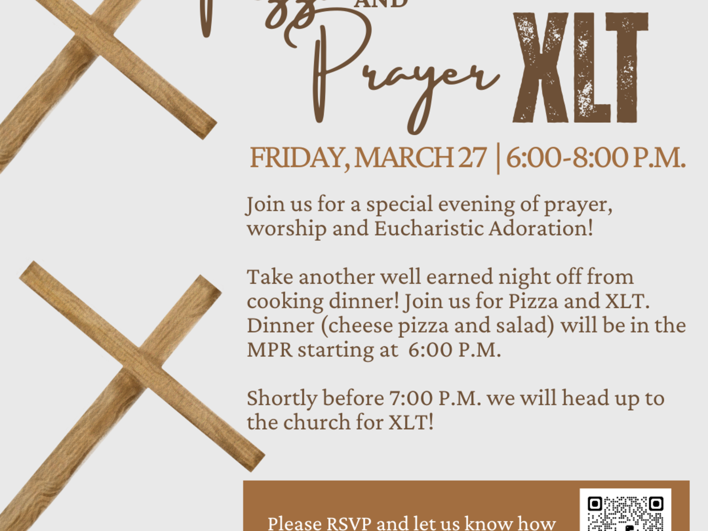 Brown Praise Worship Church Event Instagram Post