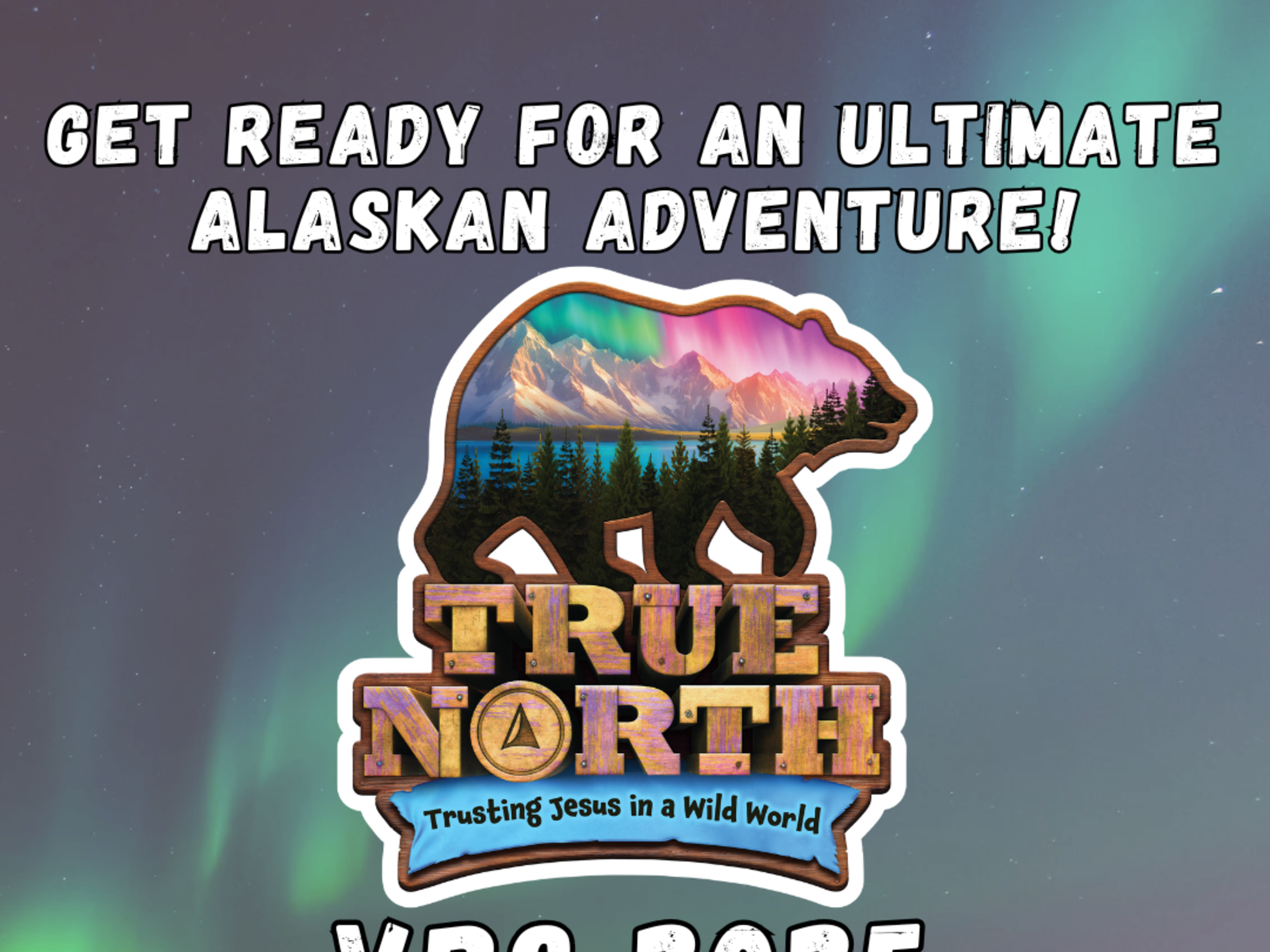Northern Lights Photo With Quote Social Media Graphic 2